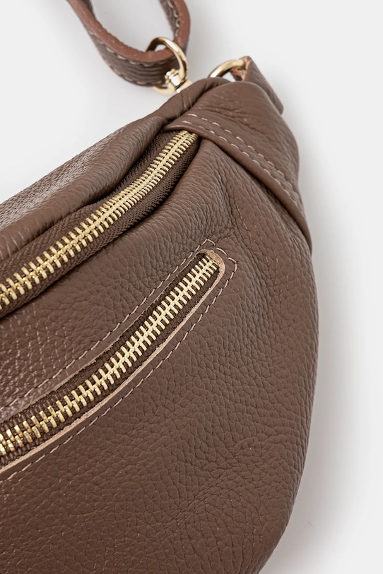 Answear Lab borseta de piele maro 886.HKK