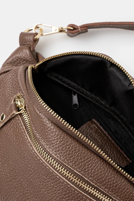 Answear Lab borseta de piele 886.HKK maro