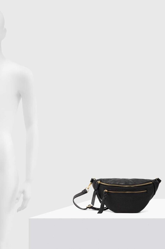 Answear Lab borseta de piele 886.HKK negru