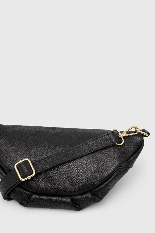 Accesorii Answear Lab borseta de piele 886.HKK negru