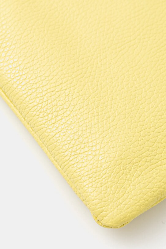 Answear Lab poseta de piele galben 679.HKK
