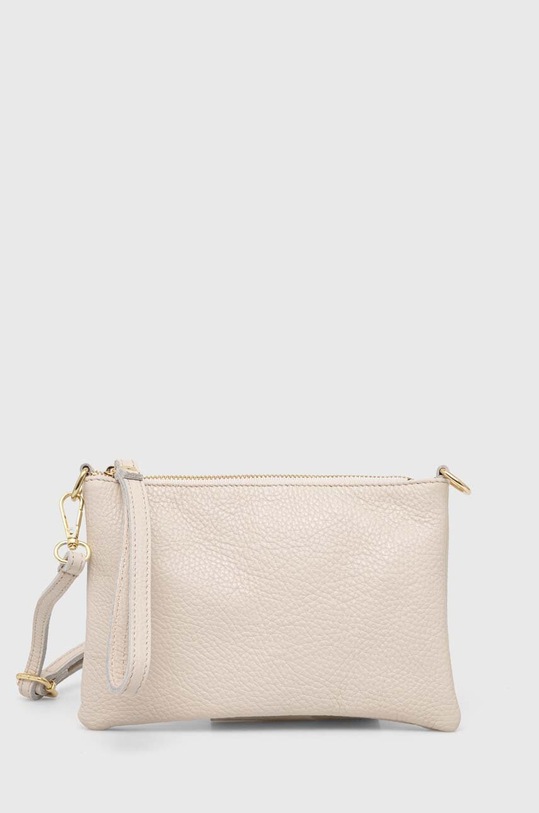 Kožená kabelka Answear.LAB přírodní kůže béžová 679.HKK