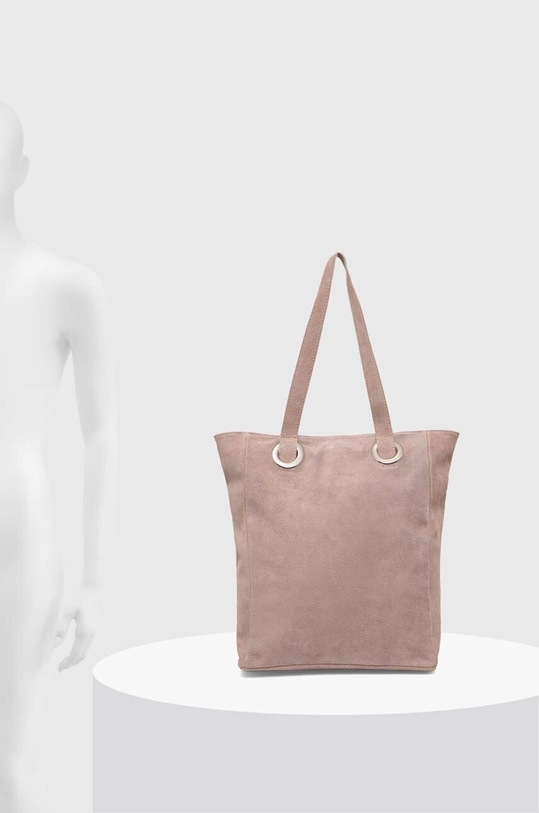 Answear Lab geanta de mana din piele intoarsa 734.0HKK