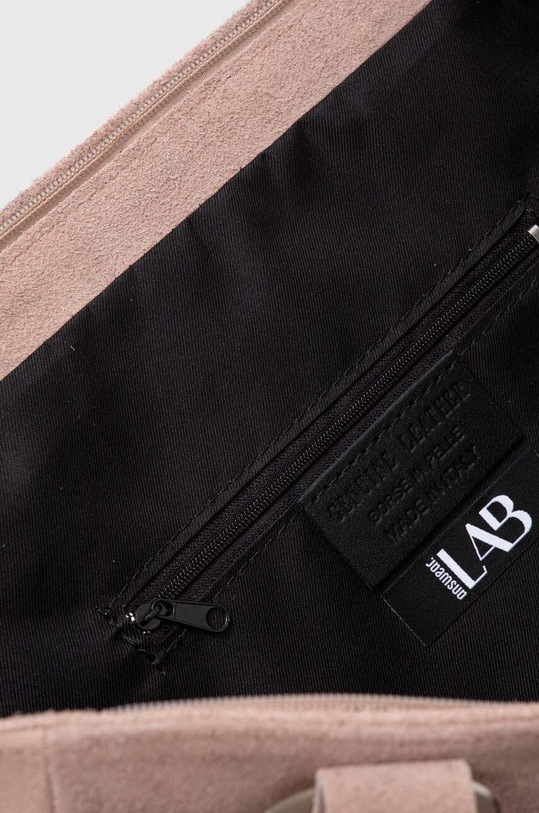 Answear Lab geanta de mana din piele intoarsa 734.0HKK roz