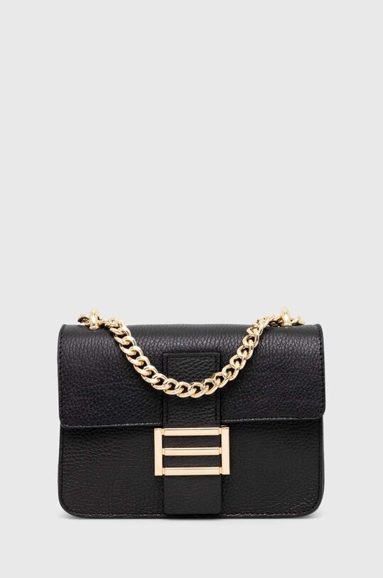 Answear Lab poseta de piele uni negru 247714.1.hh