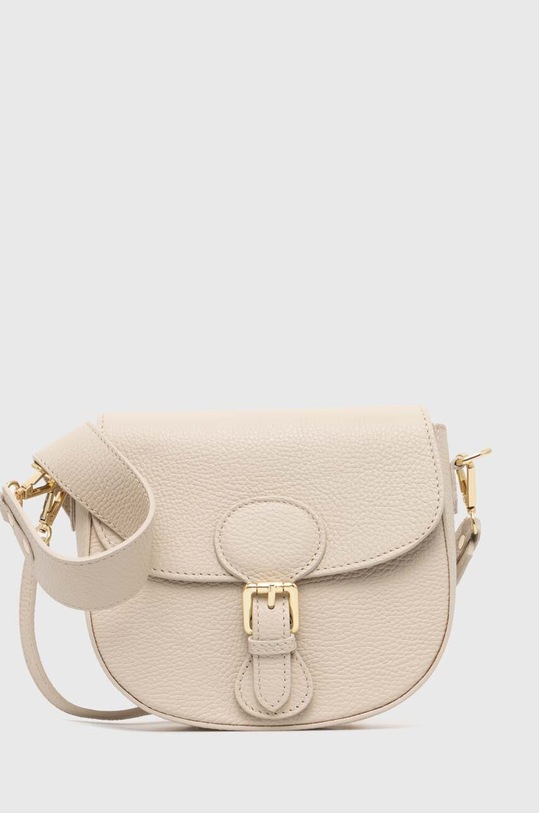 Kožená kabelka Answear.LAB usňová koža béžová 2415191.hh