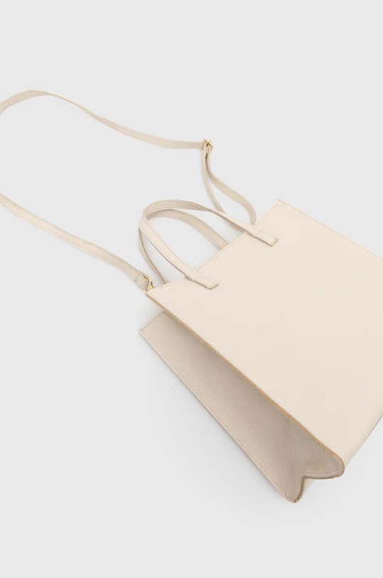 Answear.LAB torebka skórzana beżowy 948.HWK