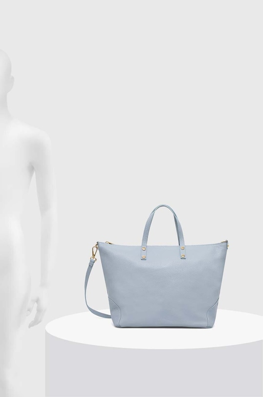 Answear Lab poseta de piele 951.HWK albastru