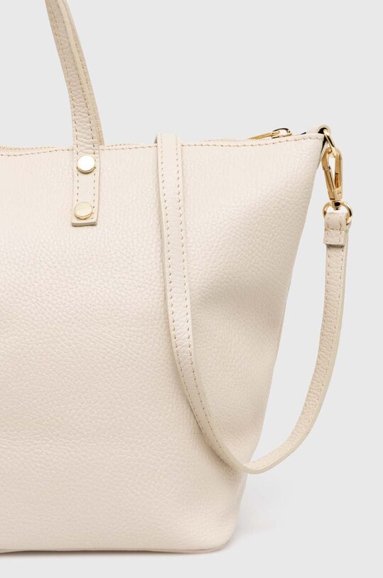 Akcesoria Answear.LAB torebka skórzana 951.HWK beżowy