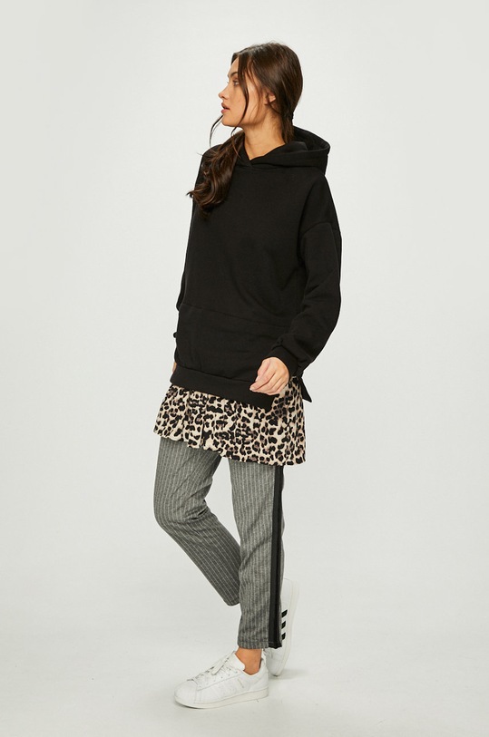 Answear - Mikina WA18.BLD003 čierna WA18