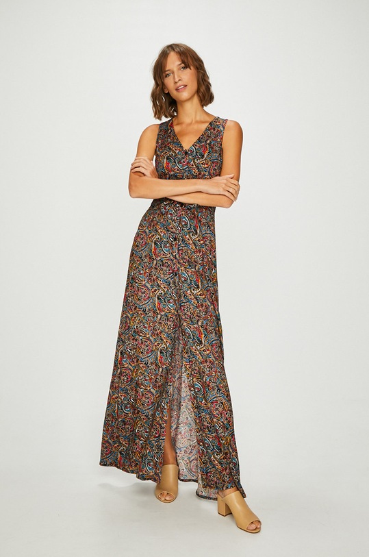 Answear - Šaty maxi viacfarebná WA18.SUD030