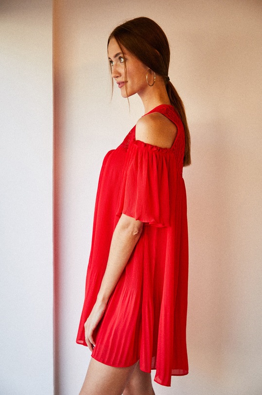 Answear - Šaty červená WA18.SUD545