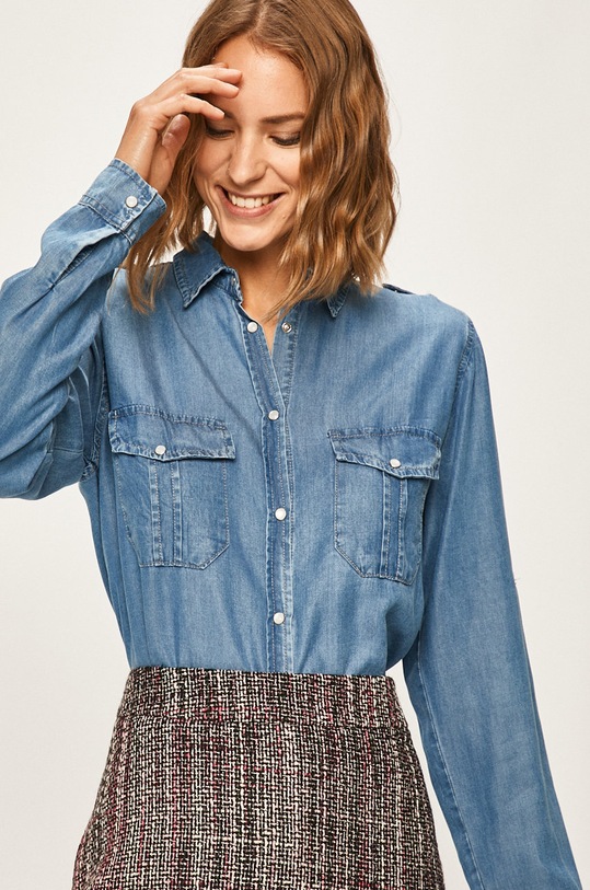 Answear Lab cămașă albastru WA19.KDD014