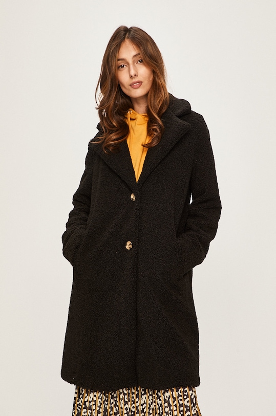 Answear Lab - Płaszcz czarny WA19.KPD00I