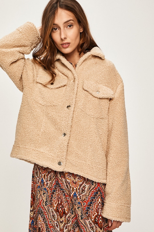 Answear Lab - Kurtka beżowy WA19.KUD006