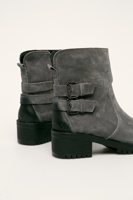 Încălțăminte Answear - Cizme de piele WA19.OBD02R gri