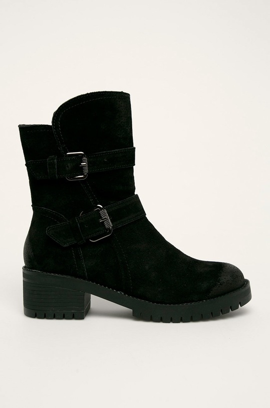 Answear - Cizme de piele 5-8 cm negru WA19.OBD02S