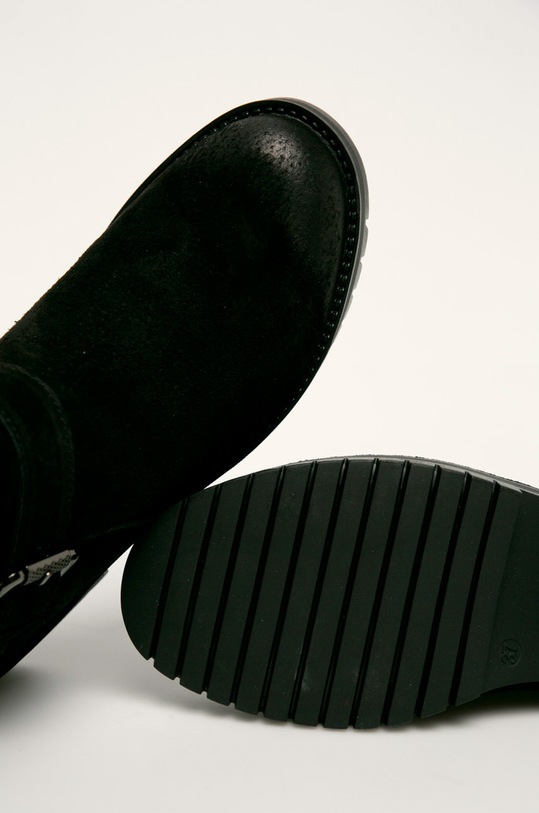 Answear - Cizme de piele negru WA19.OBD02S