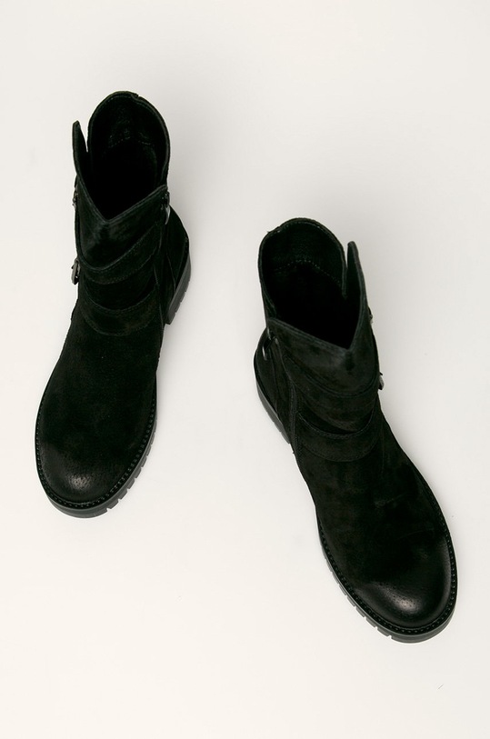 Answear - Cizme de piele WA19.OBD02S negru