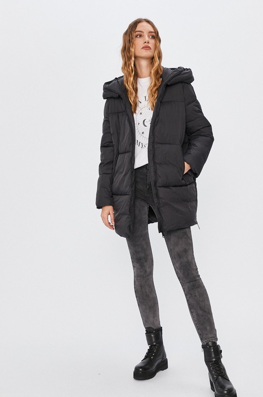 Answear - Bunda Answear.LAB WA20.KUD001 čierna WA20