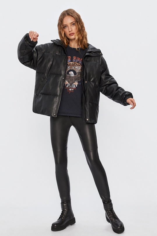 Answear - Bunda Answear.LAB WA20.KUD010 čierna WA20