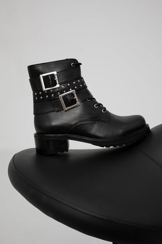 Answear Lab Cizme de piele pana la 5 cm negru SV.20461.1.KR