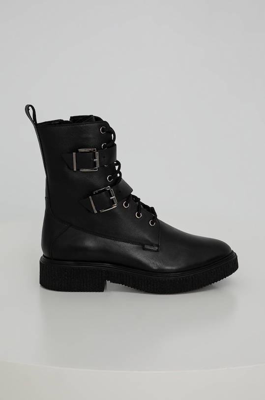 Answear.LAB Workery skórzane nieocieplane czarny 8358.1.KR