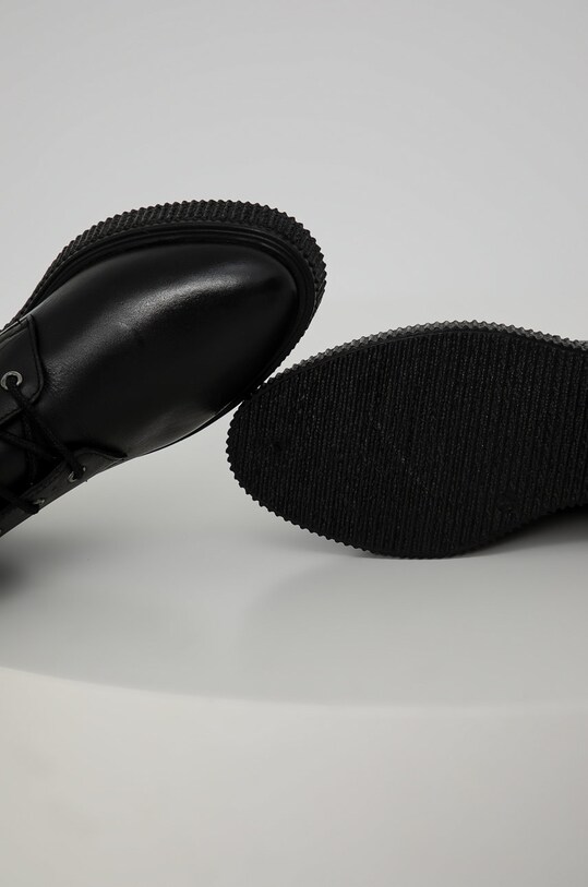Încălțăminte Answear Lab Bocanci de piele 8358.1.KR negru
