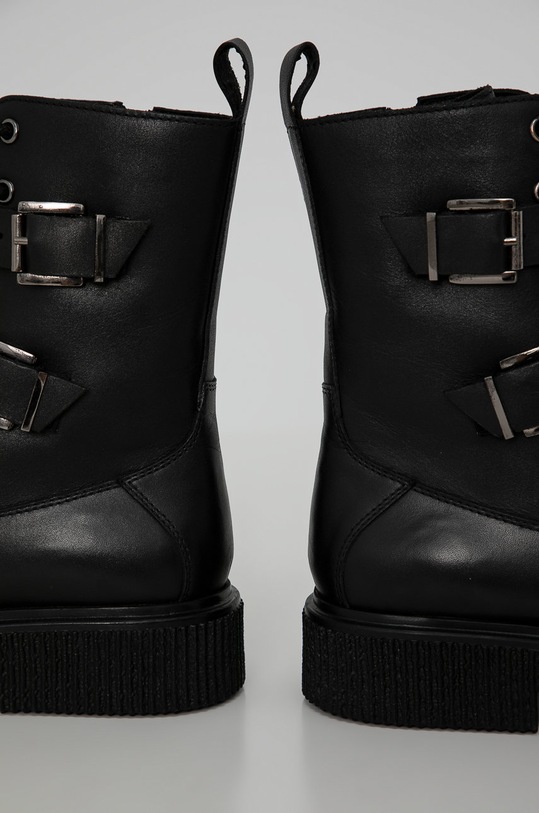 Answear.LAB Workery skórzane czarny 8358.1.KR