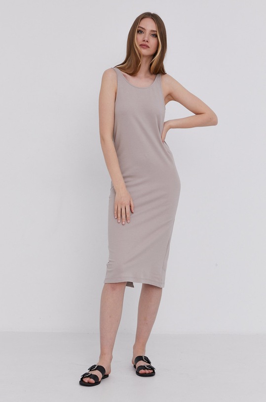 Answear Lab Sukienka ECO WA21.SSD006 beżowy WA21