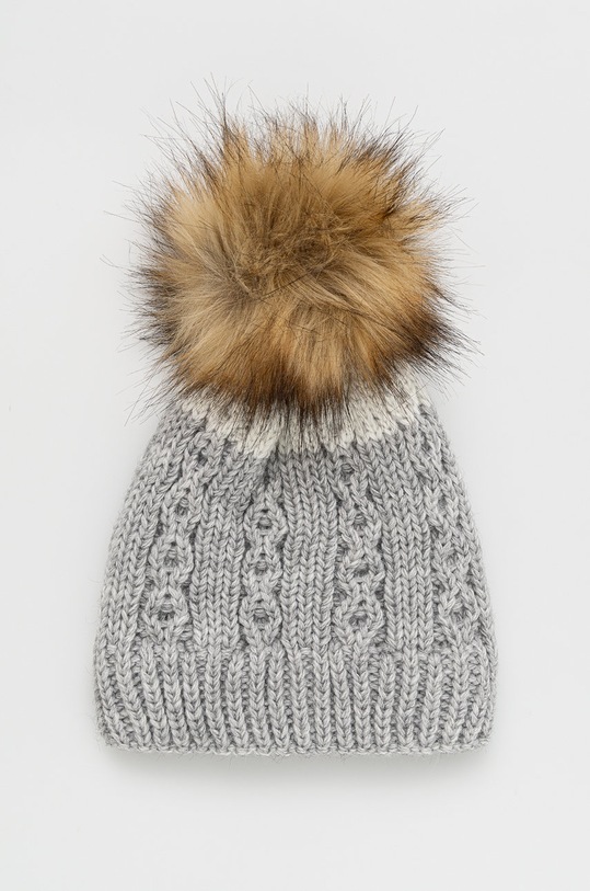 Answear Lab czapka i komin szary 2205021.032.DB