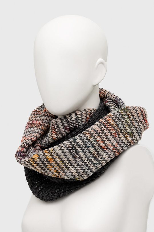 Akcesoria Answear Lab czapka i komin z wełną 2205017.008.DB szary