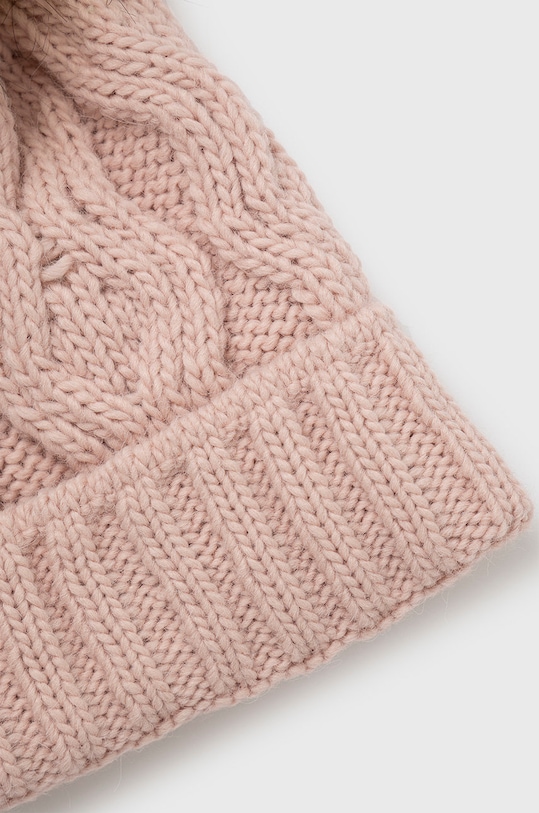 Answear Lab czapka i szalik 2205075.009.DB różowy