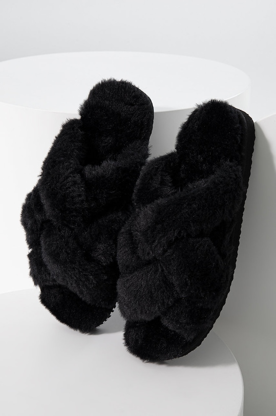 Pantofle Answear.LAB ADZ.22012.DB černá WA22