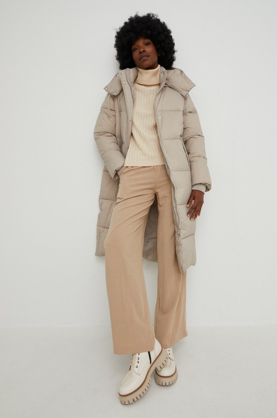 Answear Lab kurtka WA22.KPD128 beżowy WA22