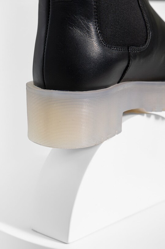 Kožené kotníkové boty Answear.LAB černá 8116.DB