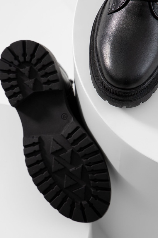 Obuwie Answear Lab botki skórzane SV.21112.DB czarny