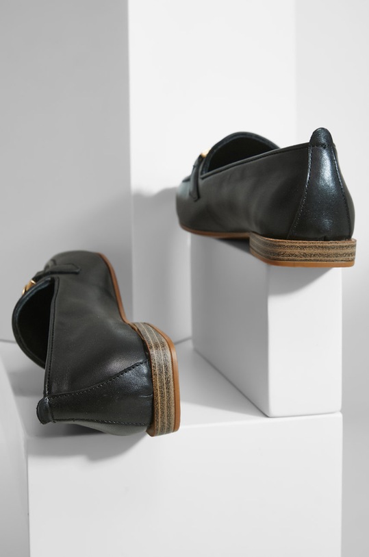 Obuwie Answear Lab mokasyny skórzane 883.1051.326.1.1.DB czarny