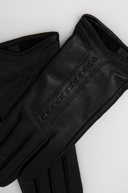 Δερμάτινα γάντια Answear.LAB gl2.DB μαύρο WA22