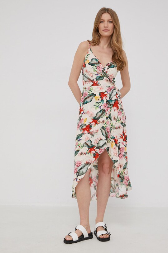 Answear Lab rochie x limited festival collection BE BRAVE no.9C.5377PV.AA bej WA22