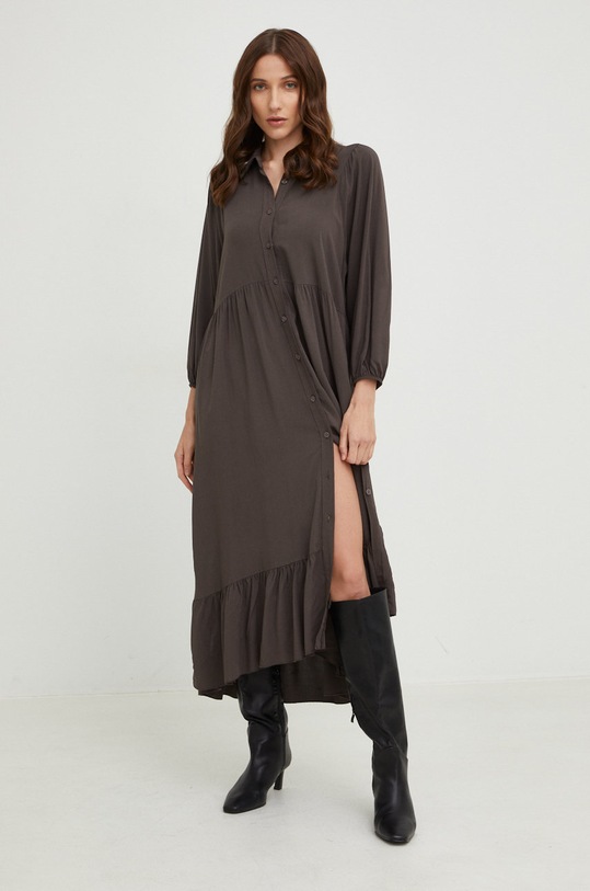 Answear Lab sukienka 95119A.WK brązowy WA22