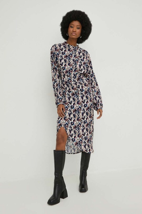 Answear Lab rochie WA22.SUD609 bej WA22