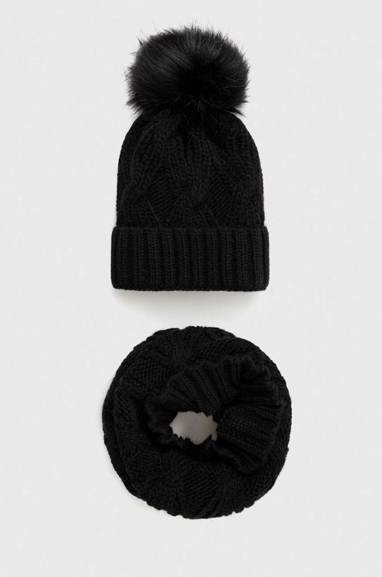 Answear Lab czapka i komin pozostałe czarny WA22.CAD00B.db