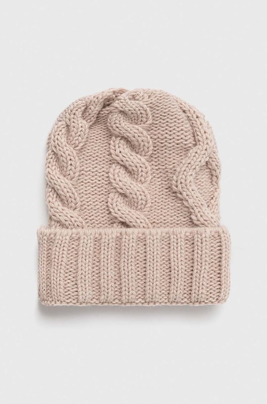 Answear.LAB czapka i szalik pozostałe beżowy WA22.CAD01B.db