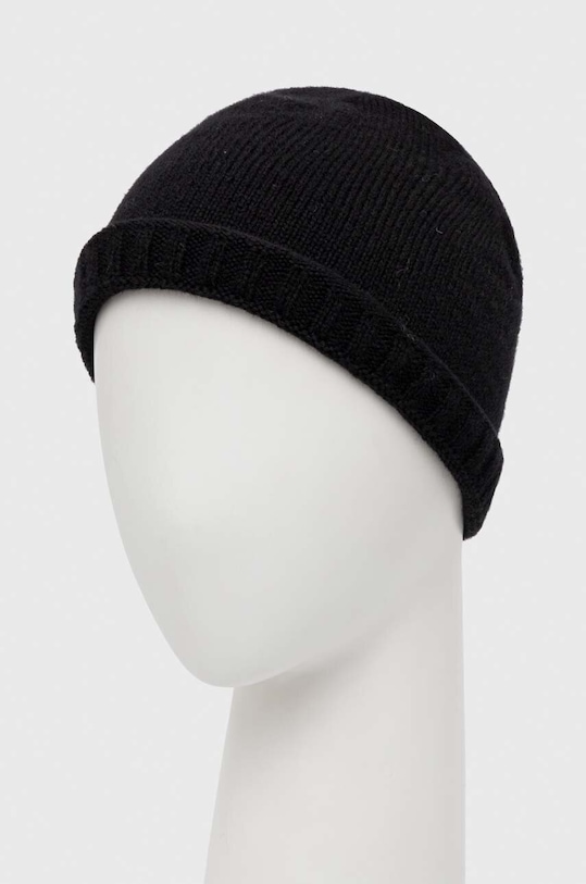 Akcesoria Answear.LAB czapka i szalik wełniany WA23.CAD00L.db czarny