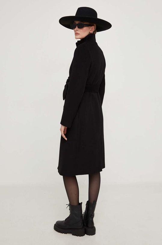 Oblečenie Vlnený kabát Answear.LAB WA23.KPD004 čierna