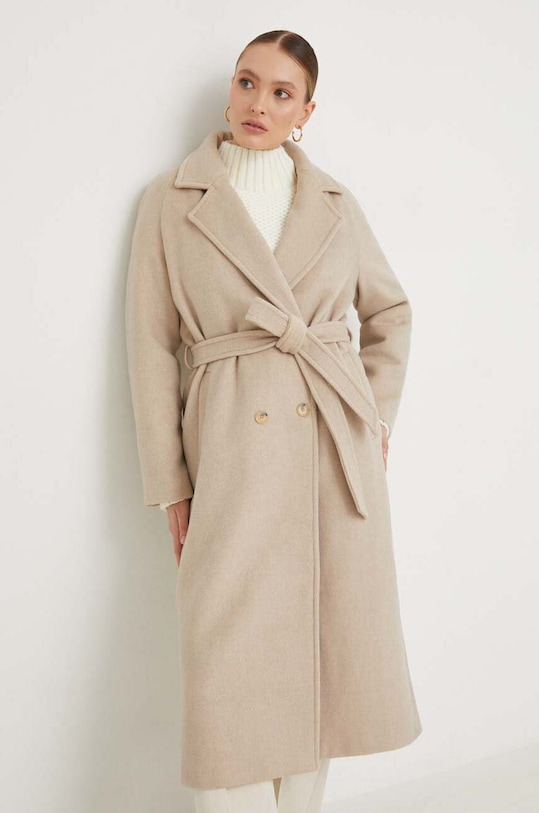 Vuneni kaput Answear.LAB WA23.KPD020 bež WA23