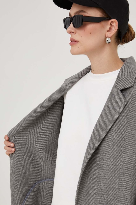 Answear Lab płaszcz wełniany WA23.KPD021