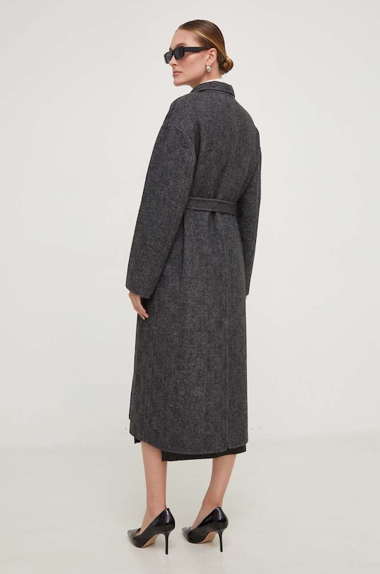 Odjeća Vuneni kaput Answear.LAB WA23.KPD022 siva