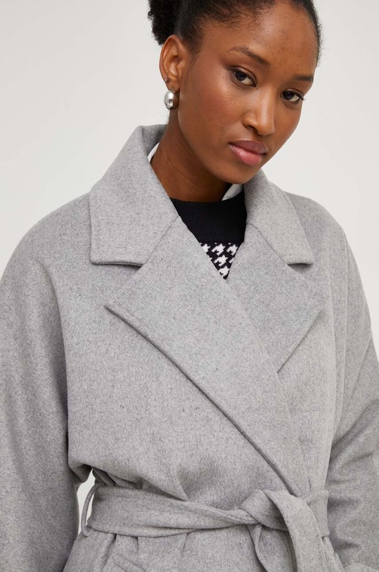 Answear Lab palton de lana gri WS23.KPD033